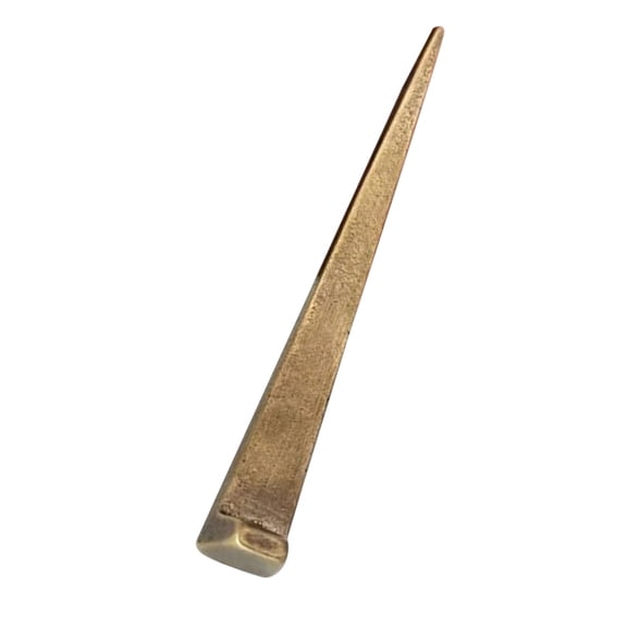 TABLZONE Retro Style Copper Golden Hanging Nail Picture Frame Hook for Wall Decor, 1 Pack