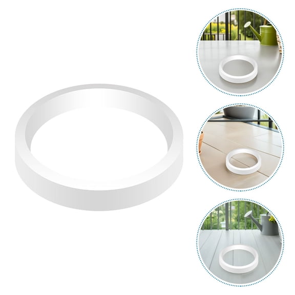 TABLZONE Reusable Fish Feeder Ring Aquarium Floating Plants Ring White Safe Feeding Area 1Pack