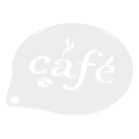 TABLZONE Reusable Acrylic Coffee Stencils for Baking with Elegant and Practical Designs, Perfect for Latte Art and Decorating
