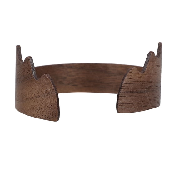TABLZONE Reusable Walnut Wood Drink Sleeve with Elegant Grain for Hot Coffee Mugs
