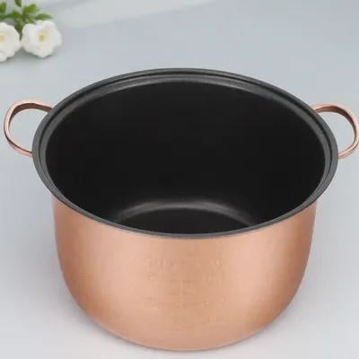TABLZONE Electric Cooker Inner Pot Golden Non-Stick Aluminum Alloy Practical Accessory