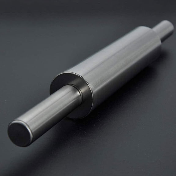TABLZONE Stainless Steel Rolling Pin with Adjustable Thickness for Even Dough Rolling and Ideal Baking Results