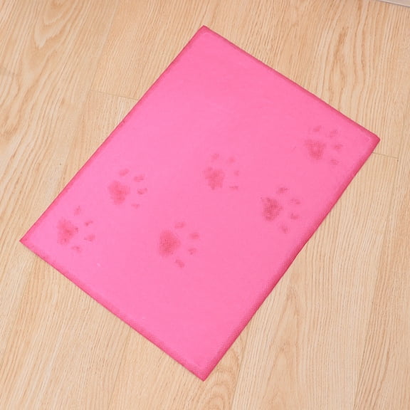 TABLZONE Rosy PVC Pet Cleaning Carpet Mat with Dirt Grabbing Design for Cats and Dogs