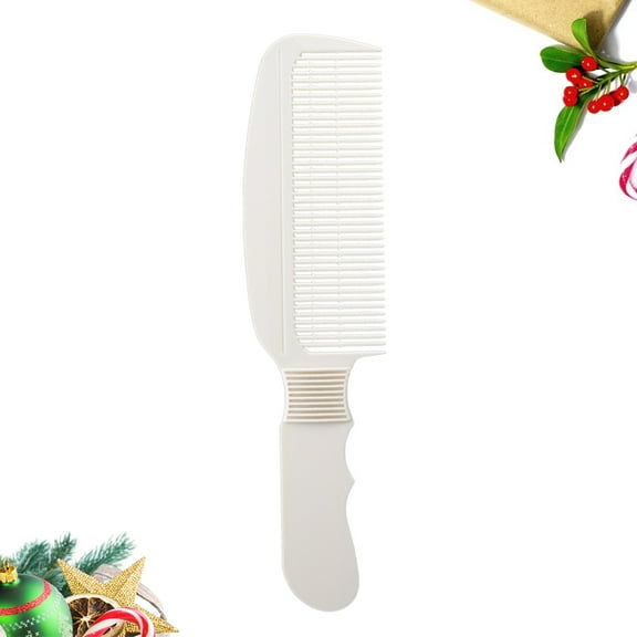 TABLZONE White Salon Hair Comb with Smooth , Lightweight and PC Material for Easy Styling