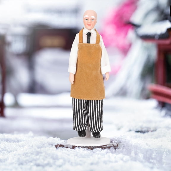 TABLZONE Scale Model People Set Tiny People Figurines Multi Cloth Teaching 1 PCS