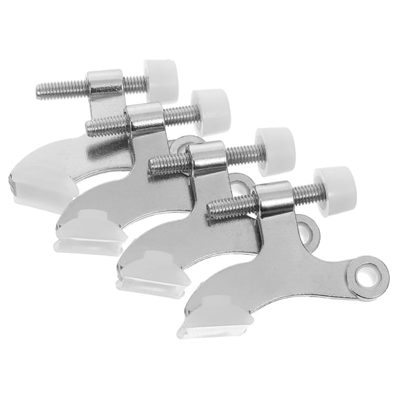 TABLZONE Set of 4 Adjustable Metal Hinge Stop for Heavy Duty Door Hinge Protector for Building Managers