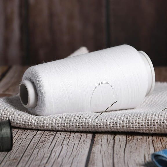 TABLZONE Sewing Threads For Sewing Machine Sewing Thread White 3000 Yards For Denim