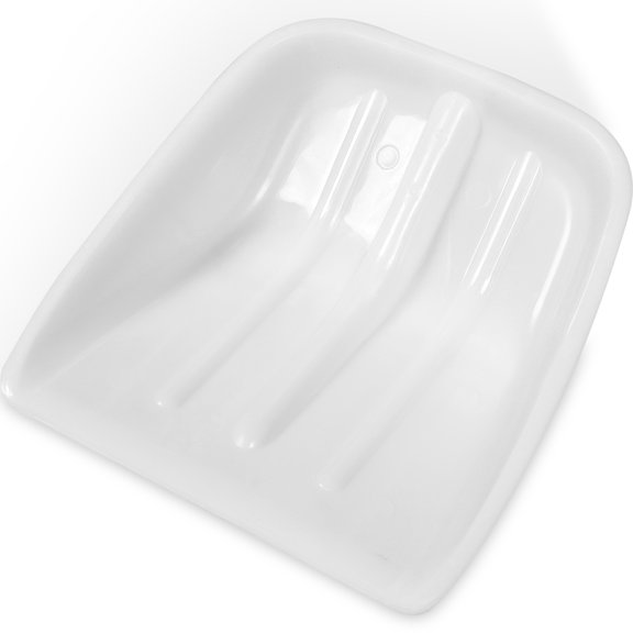 TABLZONE Shovels Digging Heavy Duty Polypropylene White for Yard Maintenance 1Pcs