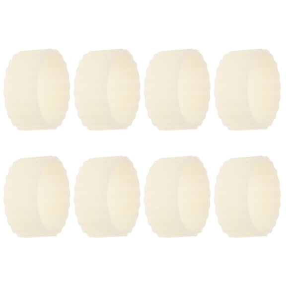 TABLZONE Silicone Candle Stabilizer Beige Non-Slip Wax Drip Guard for Home