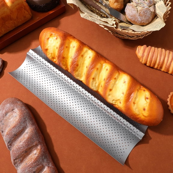 TABLZONE Baking Tray for Breadsticks and French Bread, Non-Stick Kitchen Mold for Easy Baking and Even Heat Distribution