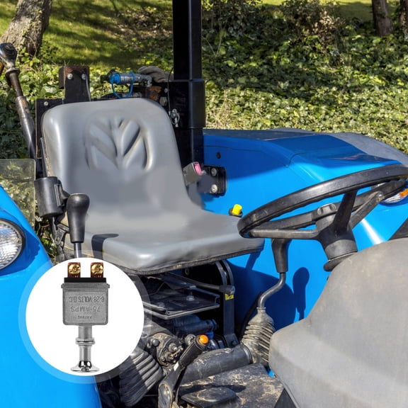 TABLZONE Farm Tractor Control Switch Replacement Silver Zinc Alloy Copper Starter Function 1Pack