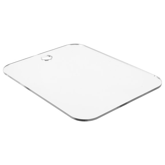 TABLZONE Silver Shatterproof Shower Mirror with Suction Cup Fog Free Adjustable Bathroom Travel Mirror
