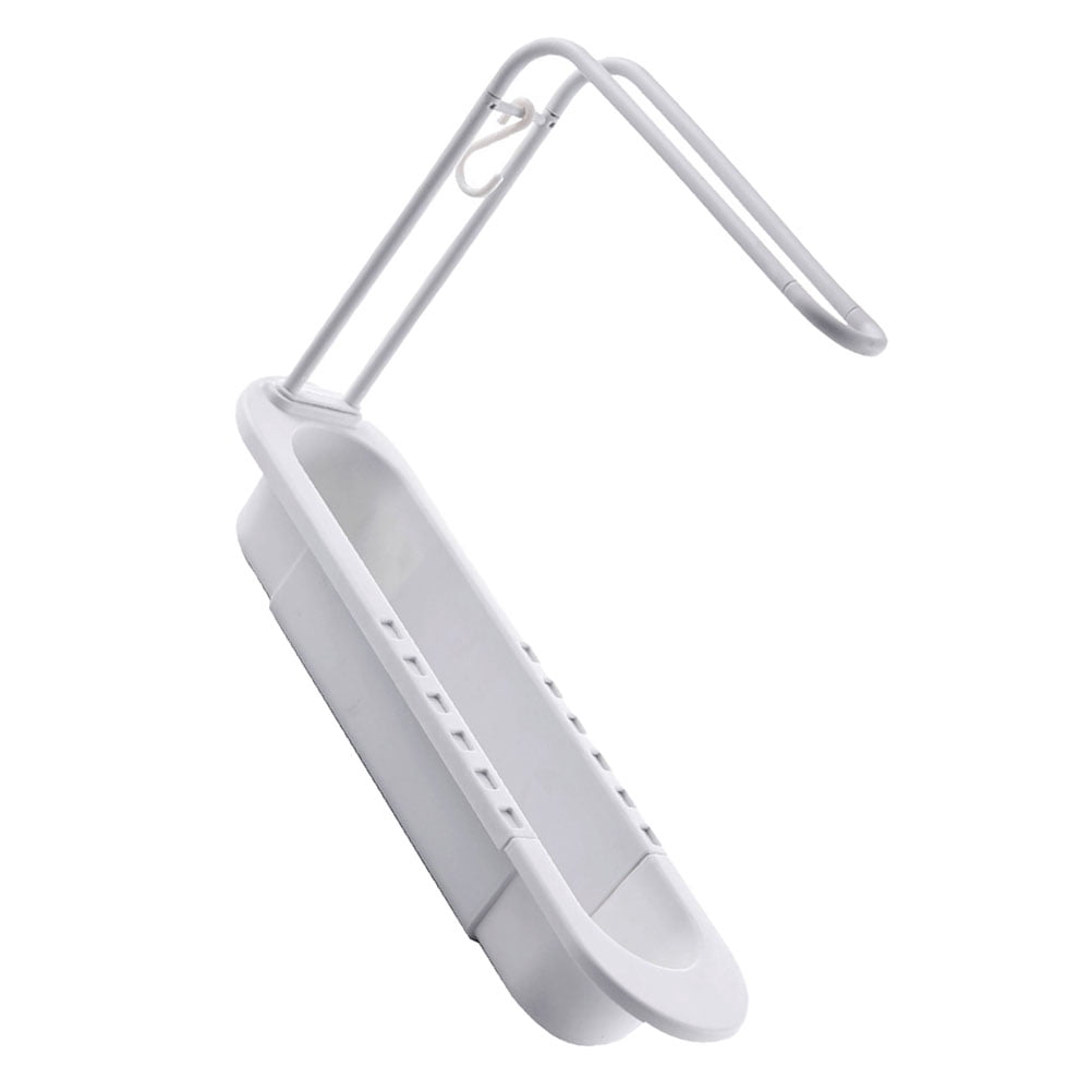 TABLZONE Sink Storage Rack White PP Telescopic Adjustable Kitchen ...