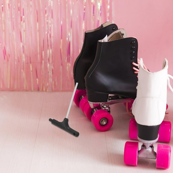 TABLZONE Roller Skate Repair Tool T-Handle Wrench Black for Skating Enthusiasts