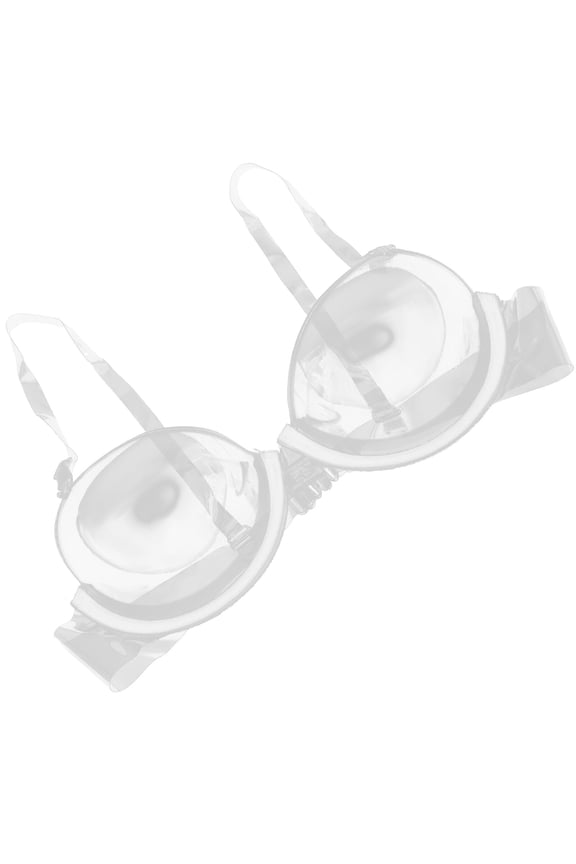 Skin Friendly Transparent Bra with 3 4 Cup and Adjustable Strap