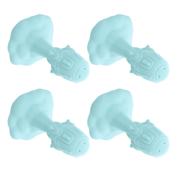 TABLZONE 4-Pack Camping Tent Pole Protectors Sky Rubber Anti-Cap Guards for Outdoor Hiking Gear