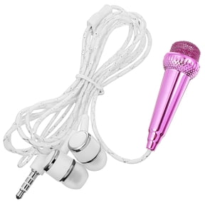 TABLZONE Small Microphone for Phone with Plastic Electroplated Design and Clear Sound