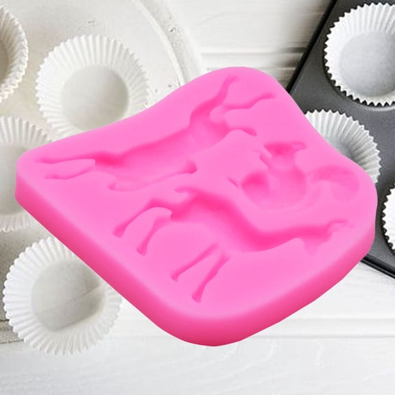 TABLZONE Small Silicone Animal Cake Molds for Decorating, Flexible Non-Stick Baking Moulds, 1 Piece