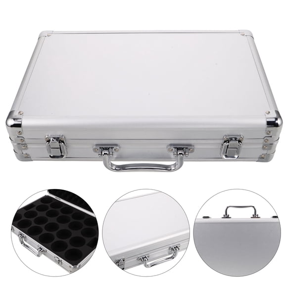 TABLZONE Portable Pool Ball Carrying Case with Durable Aluminum Storage Tray