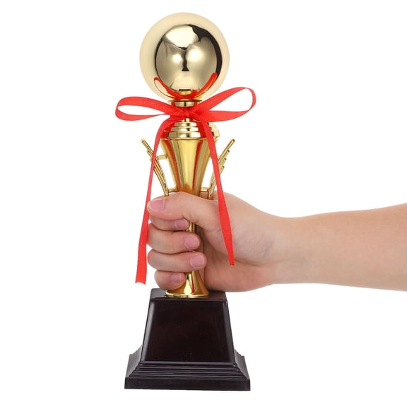 TABLZONE Metal Trophy Cup Golden for Soccer and Football Competitions