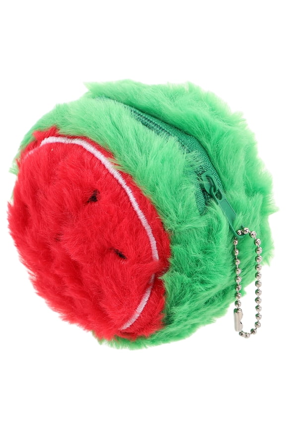 Fruit Wallet for Children Red Plush 1Set Back to School