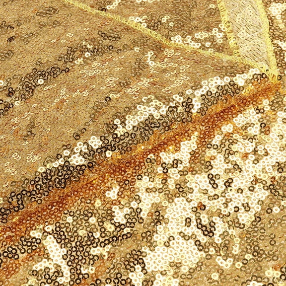 TABLZONE Tear-Resistant Golden Sequin Table Runner for Special Events