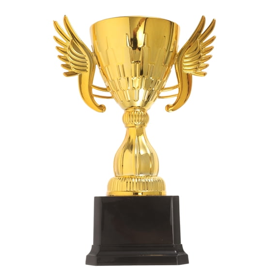 TABLZONE Stylish Golden Plastic Trophy for Sports Competition Winners