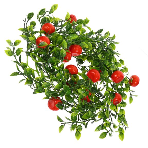 TABLZONE Fake Hanging Orange Vine Gar with Realistic Foam Fruit for Party Decor