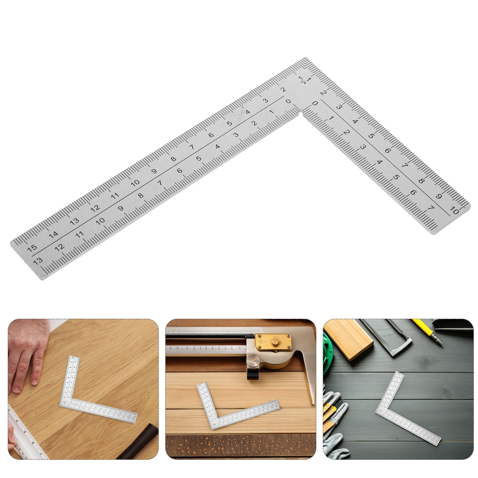 TABLZONE Stainless Steel Framing Ruler with Clear Markings for ...