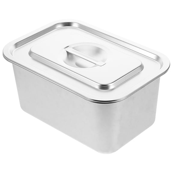 TABLZONE Stainless Steel Compost Bin for Kitchen Countertop with Lid for Food Waste Storage