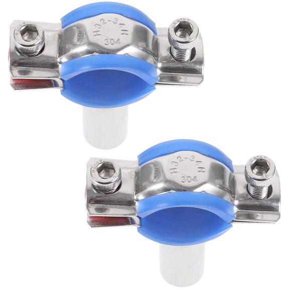 TABLZONE Heavy Duty Pipe Clamp Pipe Supports Multi 2Pcs