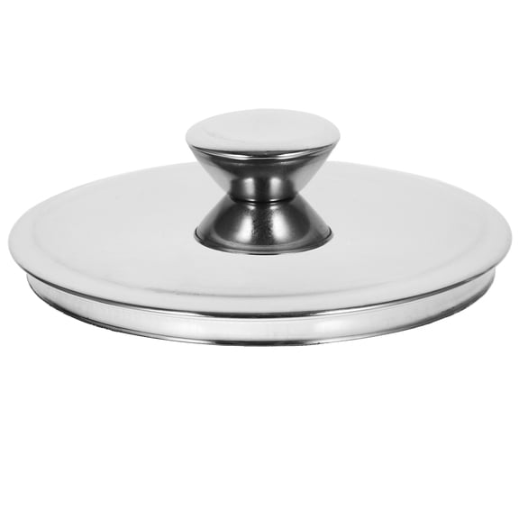 TABLZONE Stainless Steel Oil Pot Lid for Bottle Use Easy Clean and High Efficiency Silver 8.5 Inch