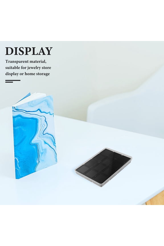 Transparent Acrylic Jewelry Storage Box Clear Display for Loose Stones