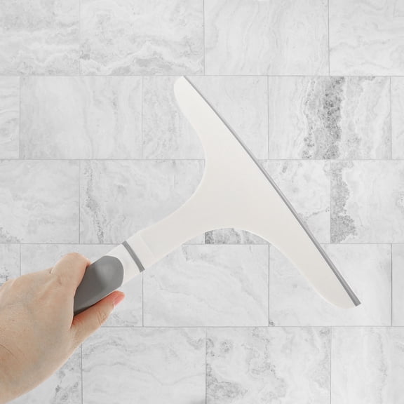 TABLZONE Strong Plastic Head Shower Squeegee for Car Windows and Home Glass Surfaces