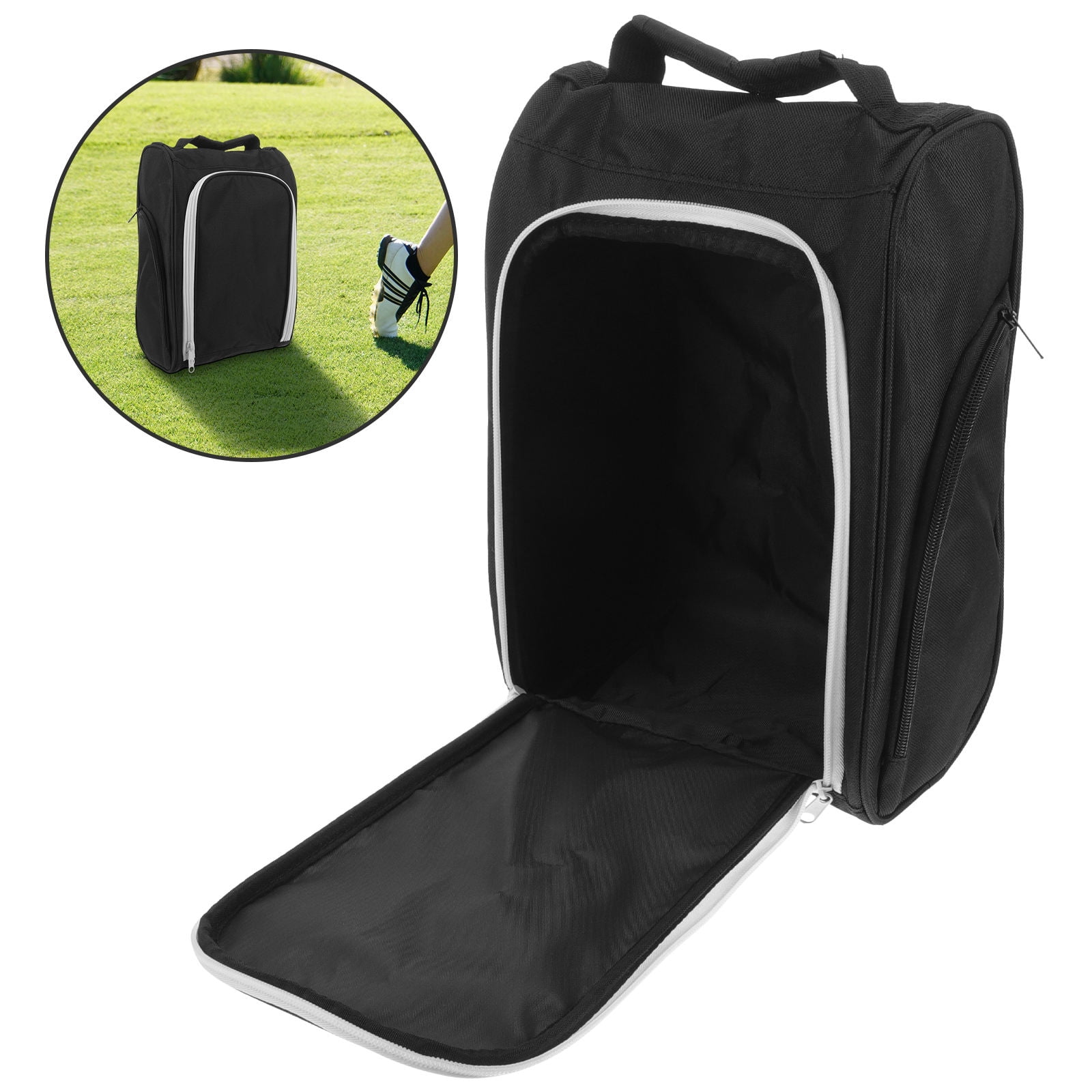 TABLZONE Golf Shoe Bag, Cloth Travel Pouch for Golfing, 1 Piece Shoe Storage Carry Case