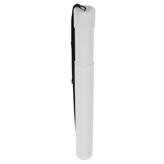 TABLZONE Telescopic Document Storage Tube White 1Pcs for Artists Outdoor