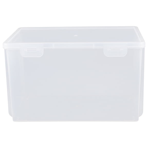 TABLZONE Toast Crisper Plastic Storage Container Rectangular Dust Prevention 1Pcs