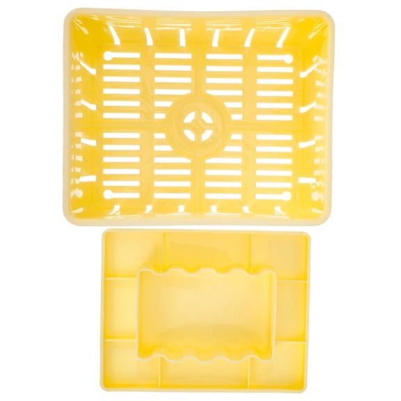 TABLZONE Beige Tofu Pressing Mold for Home Use Smooth Interior Easy to Demold and Make Bean Curd