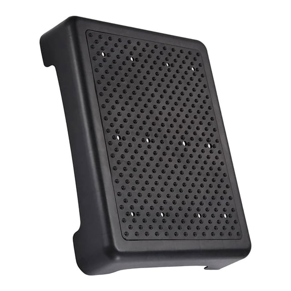 TABLZONE Compact Plastic Step Stool for Home Use Black Nonslip Surface Stylish Design