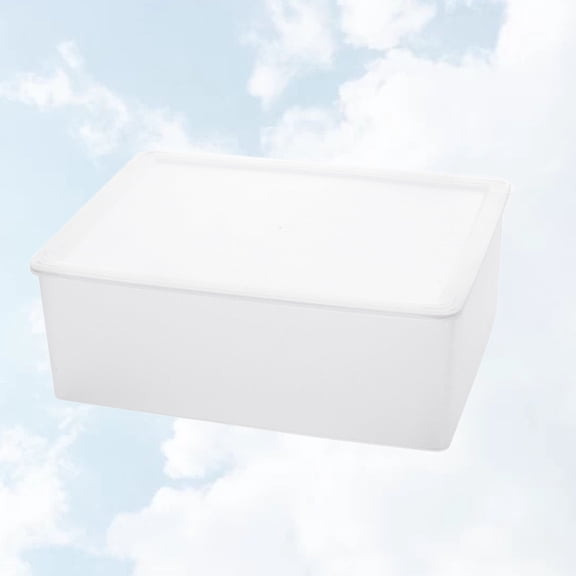 TABLZONE Toy Boxes Multi-Grid Storage Box Plastic White 1Pack