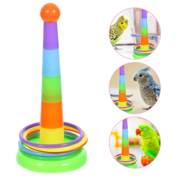 TABLZONE Smart Parrot Ring Game, Assorted Color, Encourages Exercise and Mind Development