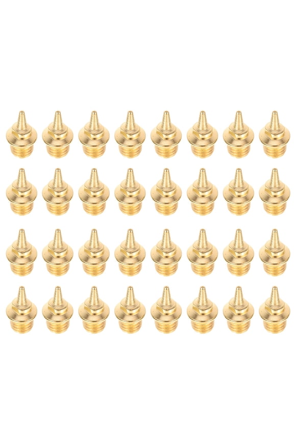 Metal Track Spikes Quick Replacement System for Running Shoes Golden Color