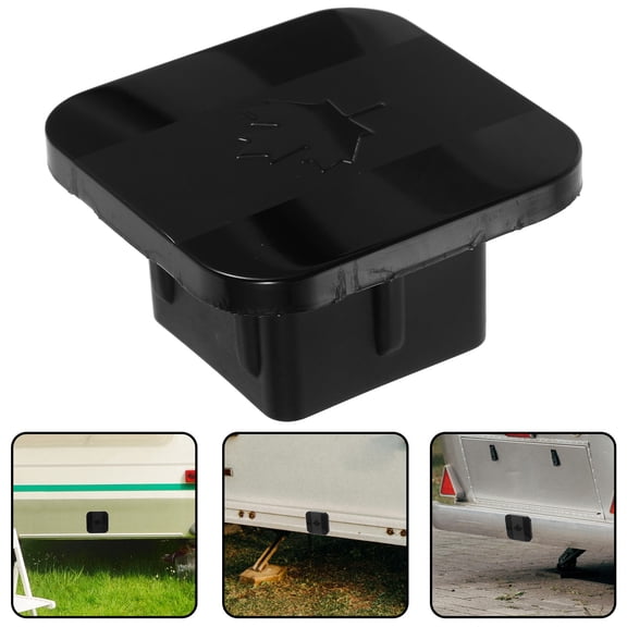 TABLZONE Trailer Hitch Cover Black PP Material Dirt and Water Resistant Tow Protector Cap