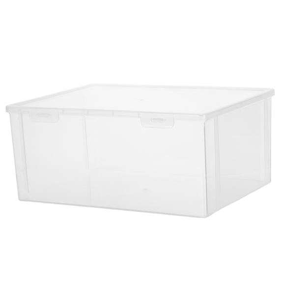 TABLZONE Sturdy Transparent Cd Storage Box with Easy Access and Protection