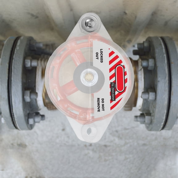 TABLZONE Valve Lockout Device with Transparent Design, Easy to Install for Water Faucet and Gas Valve Safety and Security