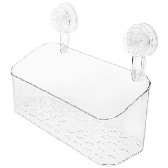 TABLZONE Transparent Suction Cup Wall Mounted Rack for Kitchen and Shower Easy to Install and Remove