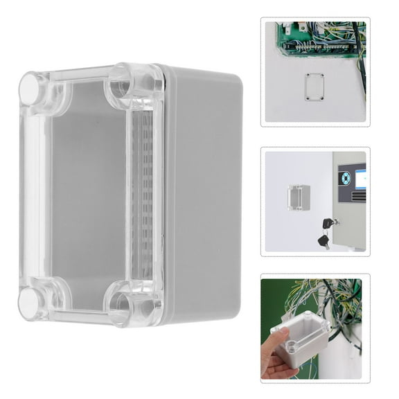 TABLZONE Transparent Weatherproof Electrical Switch Box Enclosure for Outdoor Wiring Projects
