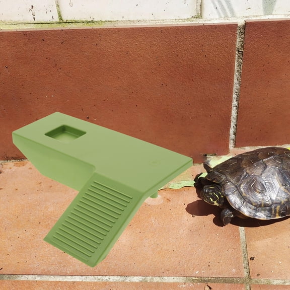 TABLZONE Turtle Tank Basking Platform White Durable Wear Resistant Plastic for Aquarium Decor