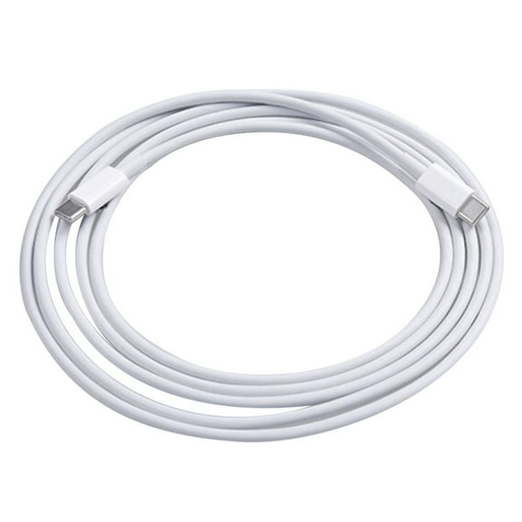 TABLZONE USB C Male to Male Cable White Type C Cord for Charging and Data Transfer Compatible with Chromebook