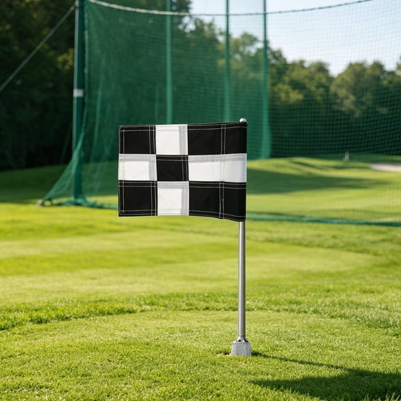 TABLZONE Uv Resistant Golf Hole Flags with Reinforced Connector for Stable Yard Golf Practice
